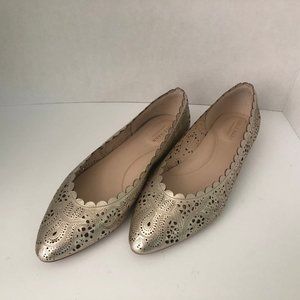 Cole Haan Women's Callie Ballet Flats 9.5M Gold